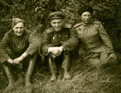 Кузьма Филиппович Ребрик январь 1945 г