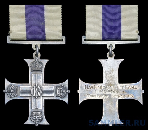 M.C. awarded to Captain H. W. Hodgson, Royal Army Medical Corps.jpg