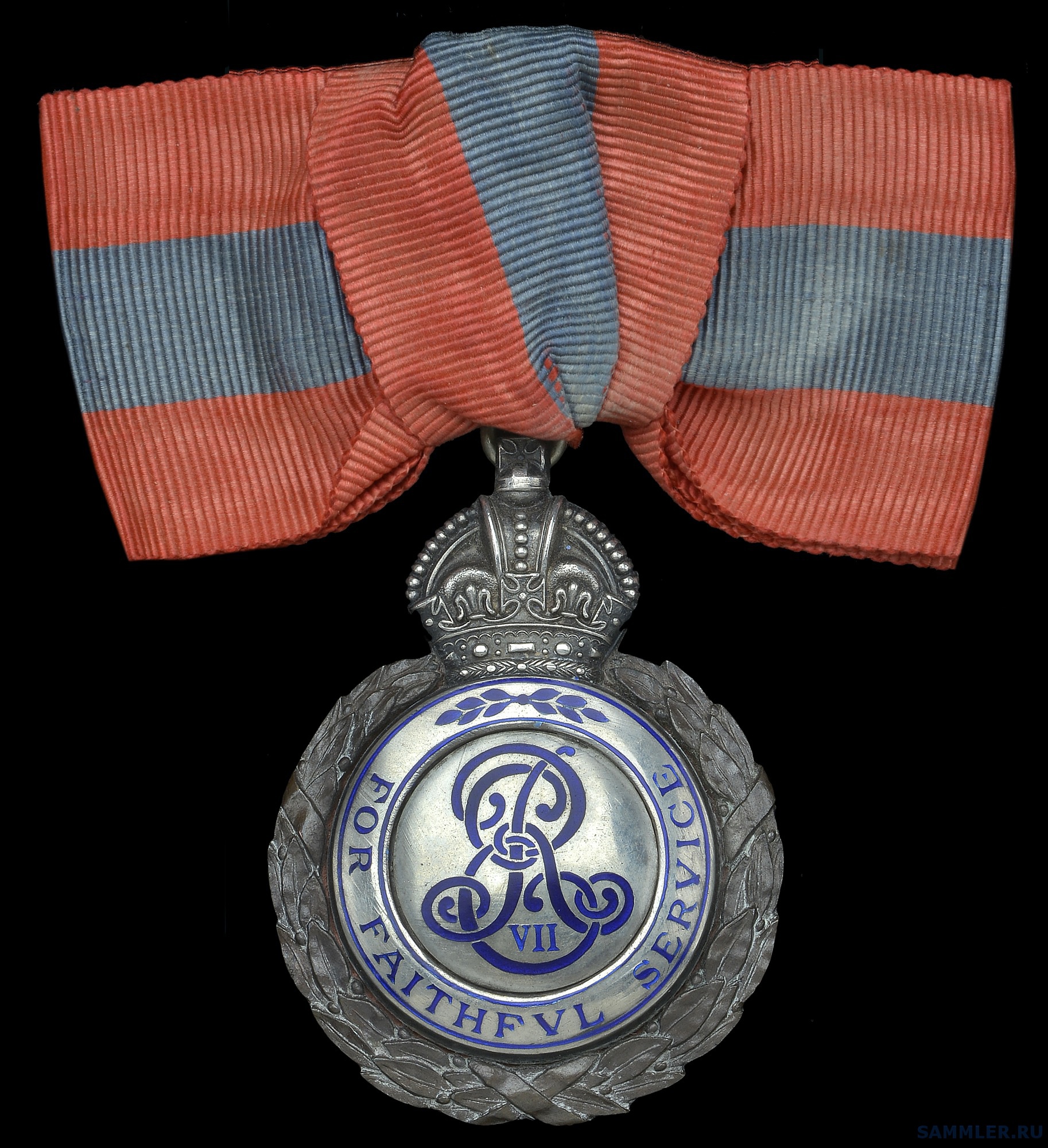 Imperial Service Medal, E.VII.R., lady’s type  ‘Frances K. De Pradines’.jpg
