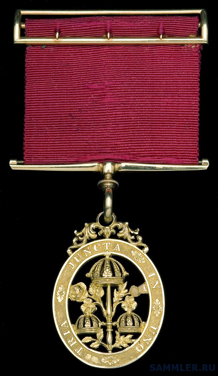 Most Honourable Order of the Bath, C.B. (Civil) Companion’s 18 carat gold, London 1847, Robert Garrard.jpg
