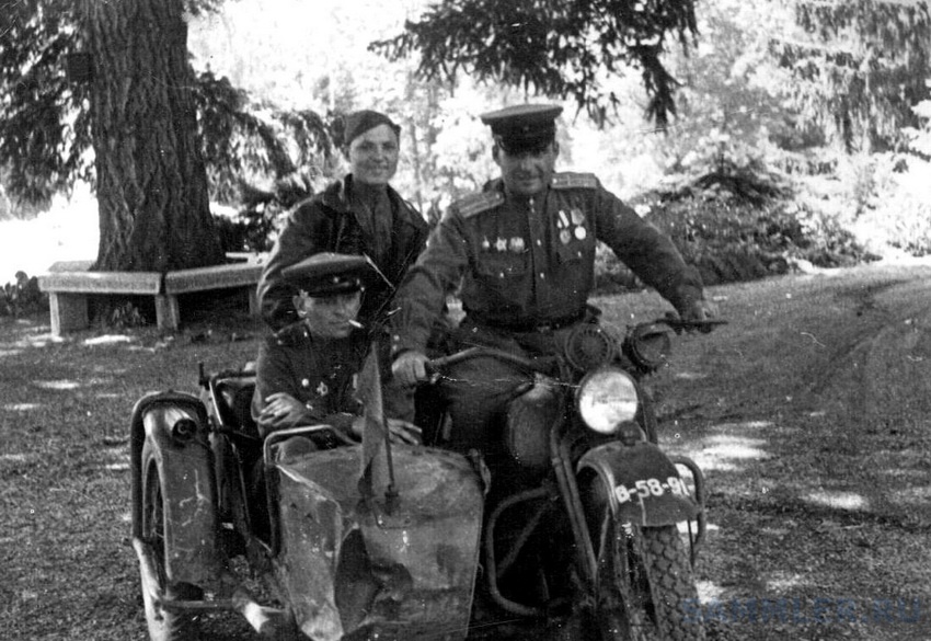 Харлей Дэвидсон мотоциклы 1945