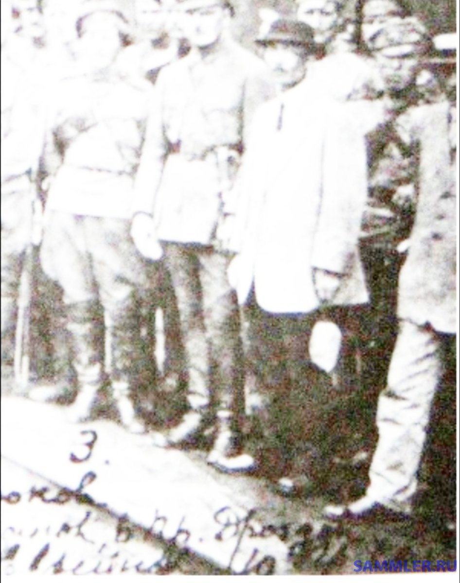 Фото офицера с ГК3 и шифровкой У времен японской интервенции. - Белое ...
