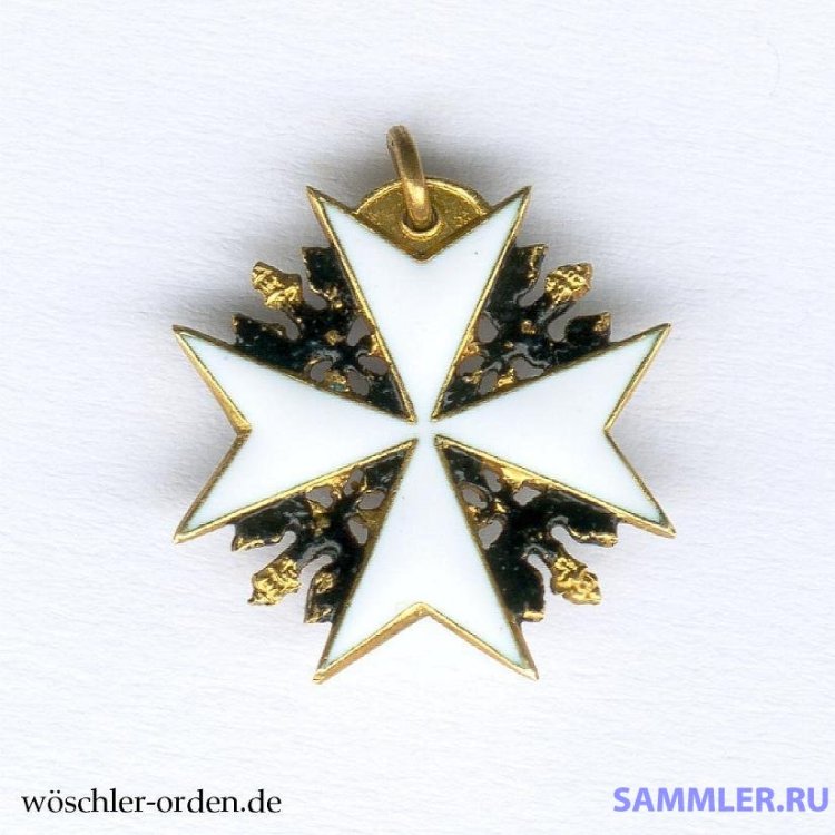 Johanniter-Orden, Kreuz der Ehrenritter, Miniatur 180е.jpeg